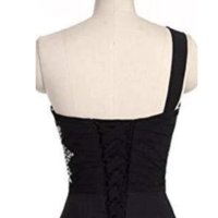 Short Blue Gradient Ombre Prom Dresses - Thumbnail 1