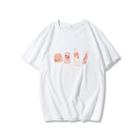 PEACH JUICE WHITE TEE - Thumbnail 1