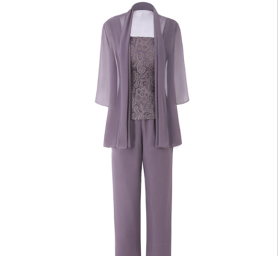 3 pieces Mother of the Bride Dresses Pantsuits