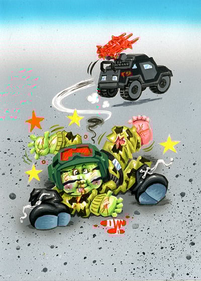 Hit and RON / Blindsided BRENT Final Art - G.I. Jokes Series 3 2022