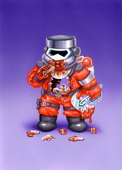 BOBBY Q. / Baby BACH Ribs Final Art - G.I. Jokes Series 3 2022