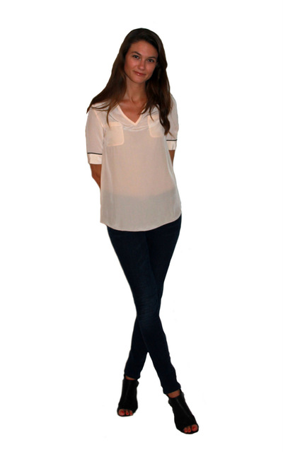 Valentine Gauthier Cream Mineral Top