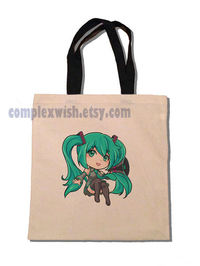 Hatsune Miku cotton tote