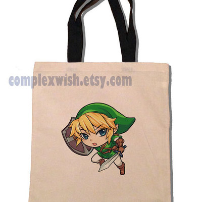 Legend of zelda - link cotton tote - Thumbnail 4