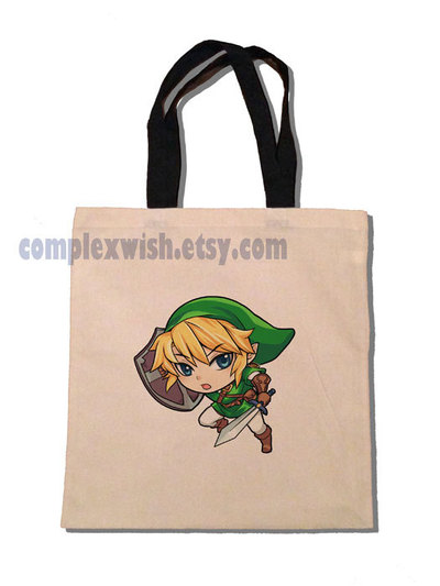Legend of Zelda - Link cotton tote