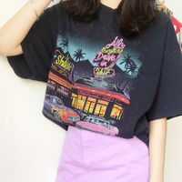 Vintage Motel Shakes Print T-shirt - Thumbnail 2