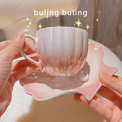 New pearl shell cups and saucers