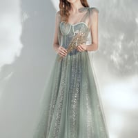 Cute tulle sequins short prom dress homecoming dress - Thumbnail 1