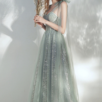 Cute tulle sequins short prom dress homecoming dress - Thumbnail 2