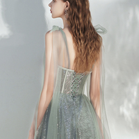 Cute tulle sequins short prom dress homecoming dress - Thumbnail 5