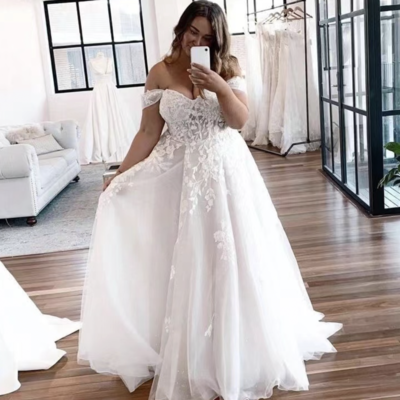 Plus Size Wedding Dresses Bridal Gown Corset