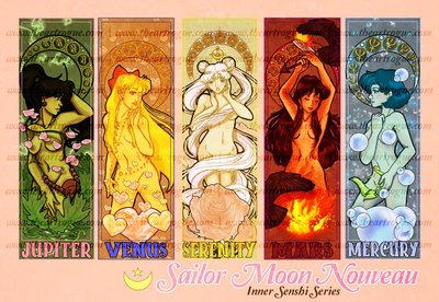 Sailor moon nouveau: the inner senshi series print