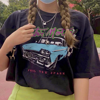 FEEL THE SPARK CAR BLACK TEE - Thumbnail 1