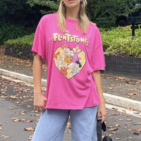 The FlinTsTones Cartoon Anime Print Tee - Thumbnail 2