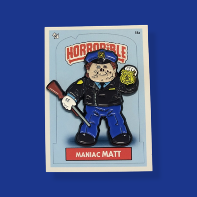Horrorible Kids Maniac MATT - Limited Edition Enamel Pin