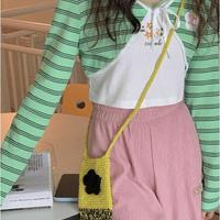 Pastel Color Stripe Cardigan Top - Thumbnail 3