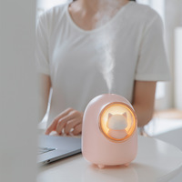 Wireless Humidifier Cute USB Rechargeable Water Spray Office Bedroom Small Portable Air Purifier - Thumbnail 3