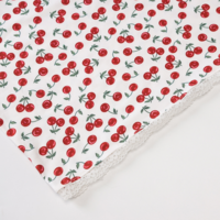 V-neck Cherry Lace Sling Dress - Thumbnail 4