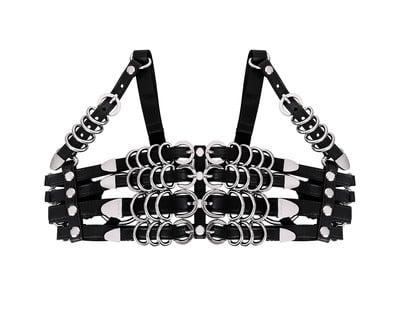 Uri Bra ( Black + Silver )