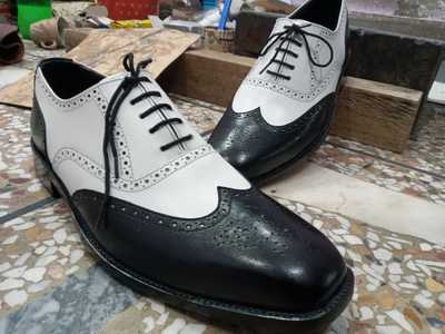 Best Christmas Two Tone Oxfords Leather Lace Up Shoes