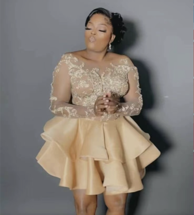 Plus Size Homecoming Dresses Prom Dresses Short with Sleeves