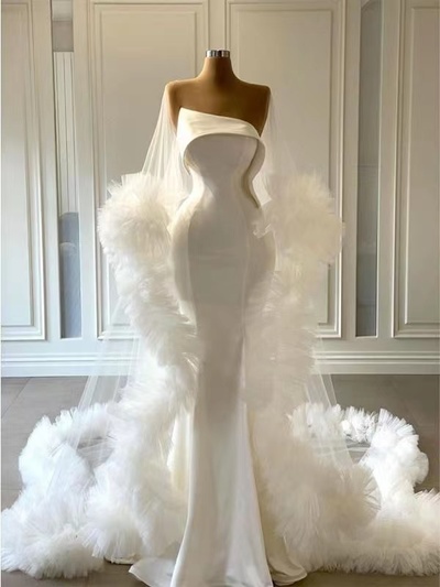Wedding Dresses White Bridal Gown Mermaid