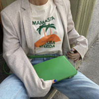 MAMASITA COCONUT PALM PRINT TEE - Thumbnail 1
