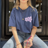 LOVE DRUNK FLOWER TEE - Thumbnail 1