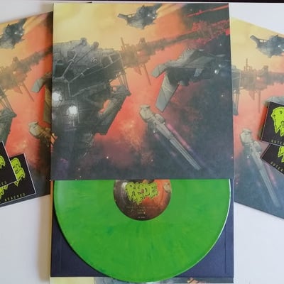 Rude - outer reaches (vinyl - green / yellow marble) - Thumbnail 4