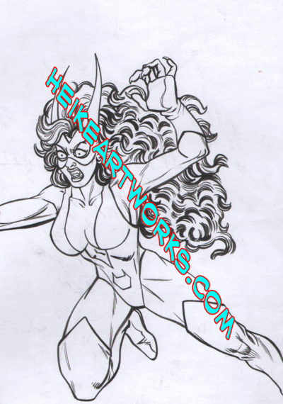 Femforce #146 cover by Mark and Stephanie Heike