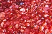 Cranberry Relish Soy Shots ~ 1 oz.