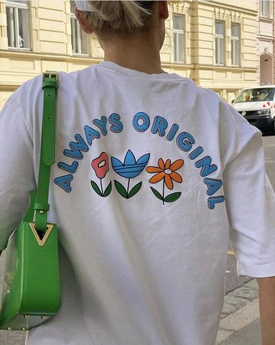 ALWAYS ORIGINAL FLOWER PRINT TEE