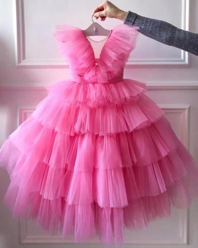 Cute Tiered Tulle Homocoming Dress for Party Formal Occasion