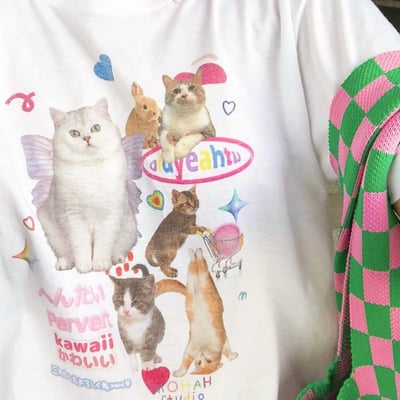 Kawaii Kitty Cat Tee