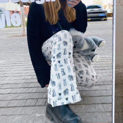 CUTE DOGGIES AND KITTEN PANTS