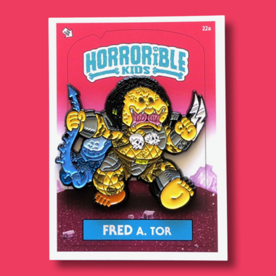 Horrorible Kids FRED A. Tor - Limited Edition Enamel Pin