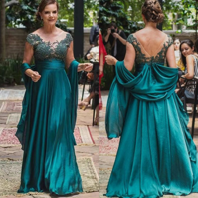 Mother of the Bride Dresses with Appliques Lace MD45