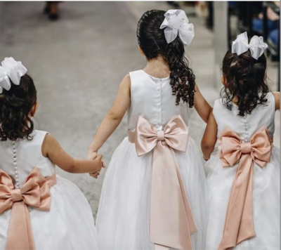 Flower Girl Dresses with Sash FGD2