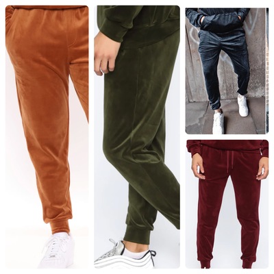 Mens Velvet Joggers-TD