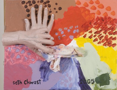 Photo Print: Hand Grabbing the Rag with Plaster