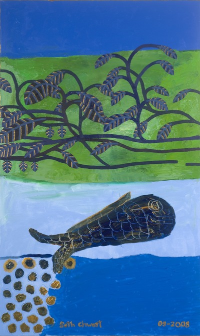 Photo Print: 1 Big Fish with Stones In the Ocean