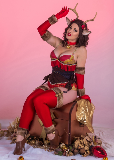 Christmas Reindeer - Postcard