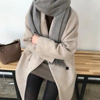 Korean Style Long Coat - Thumbnail 2