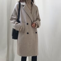 Korean Style Long Coat - Thumbnail 3