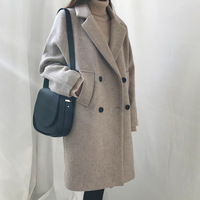 Korean Style Long Coat - Thumbnail 4
