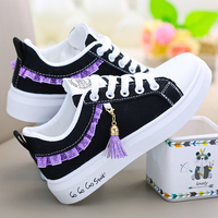 New Girls Cute Sneakers Sports Casual Shoes Comfortable Flat Women's Shoes - Thumbnail 8