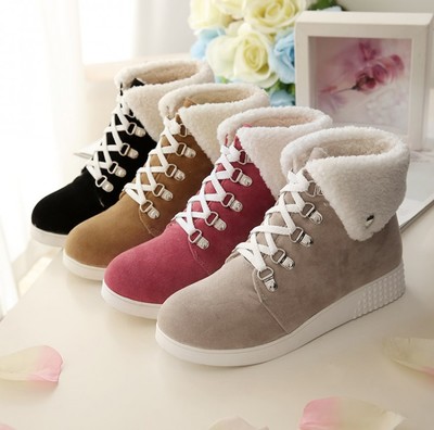 New warm plush snow boots short boots
