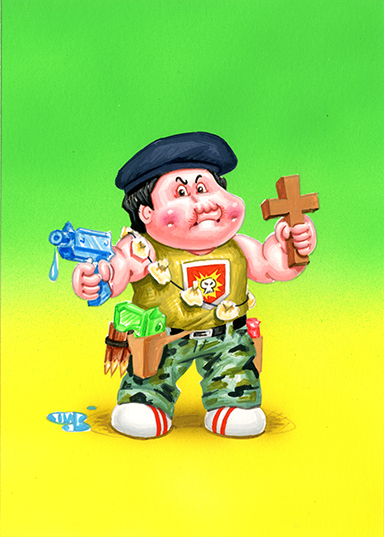 Armed ALAN / Jammin' JAMISON Final Art - Horrorible Kids - Series 7 2022