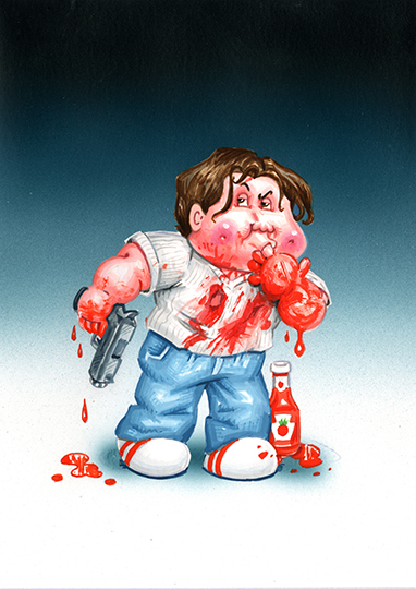 Bloody BILLY / Snackin' SKEET Final Art - Horrorible Kids - Series 7 2022