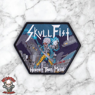 SKULL FIST Woven Patches